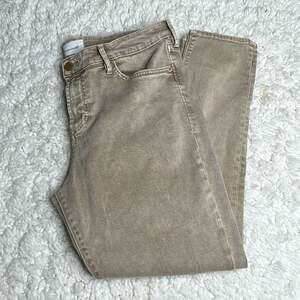 Dear John Gisele Skinny Khaki Light Beige Colored Denim Jeans Minimalist FS8